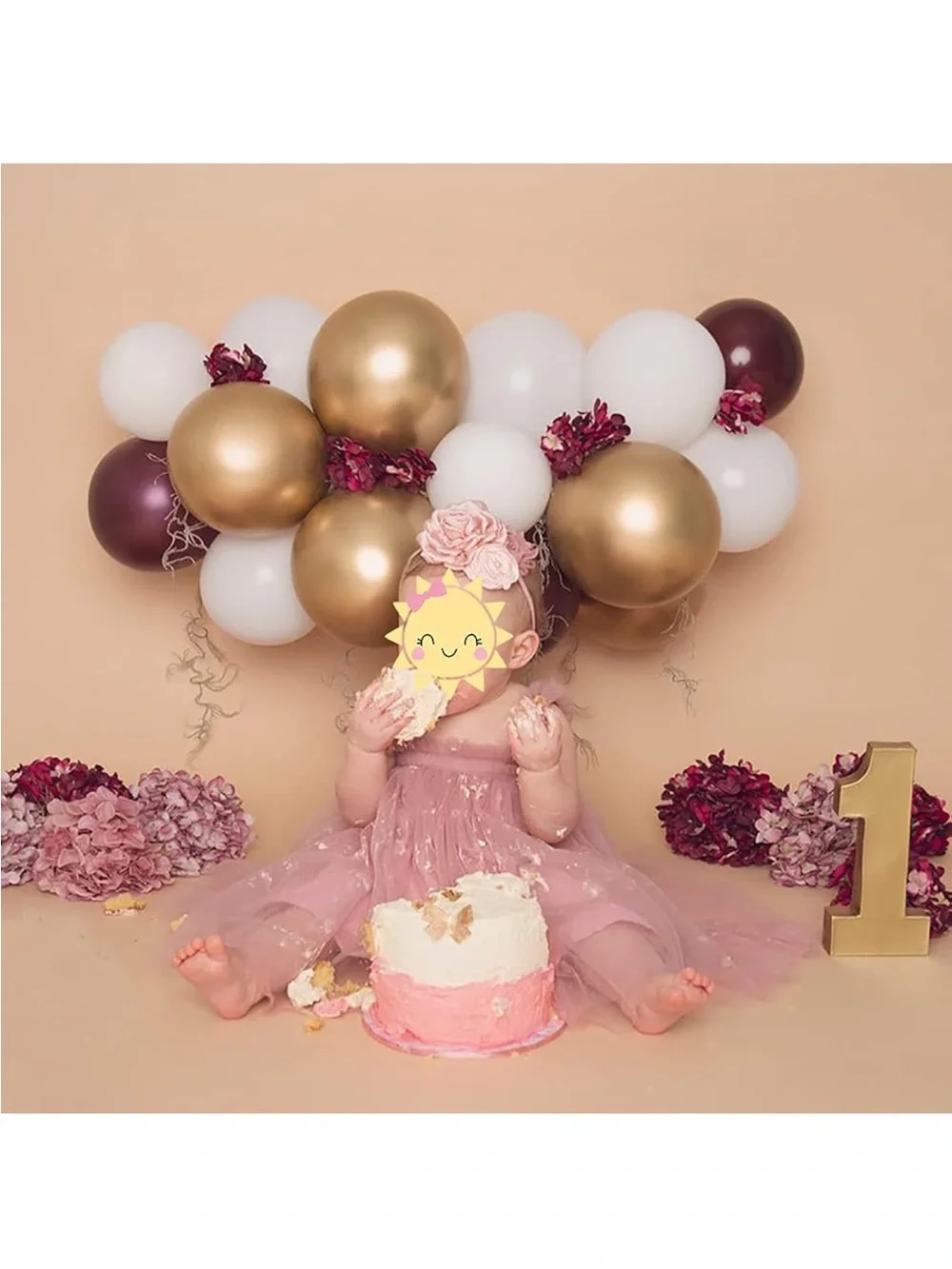 Toddler Baby Girl Tutu Tulle Princess Summer Dress+Flower Headband